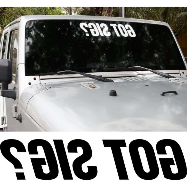 Jeep Got Sig? Decal