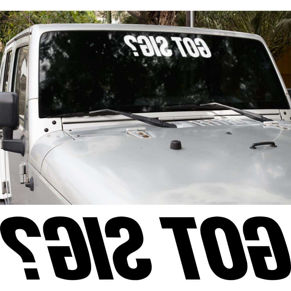 Jeep Got Sig? Decal