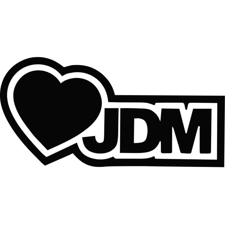 Heart JDM Decal
