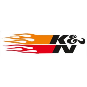 K&N Flames Decal
