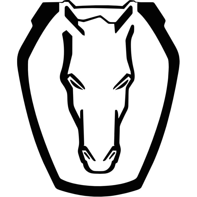 Mustang Dark Horse Logo Decal