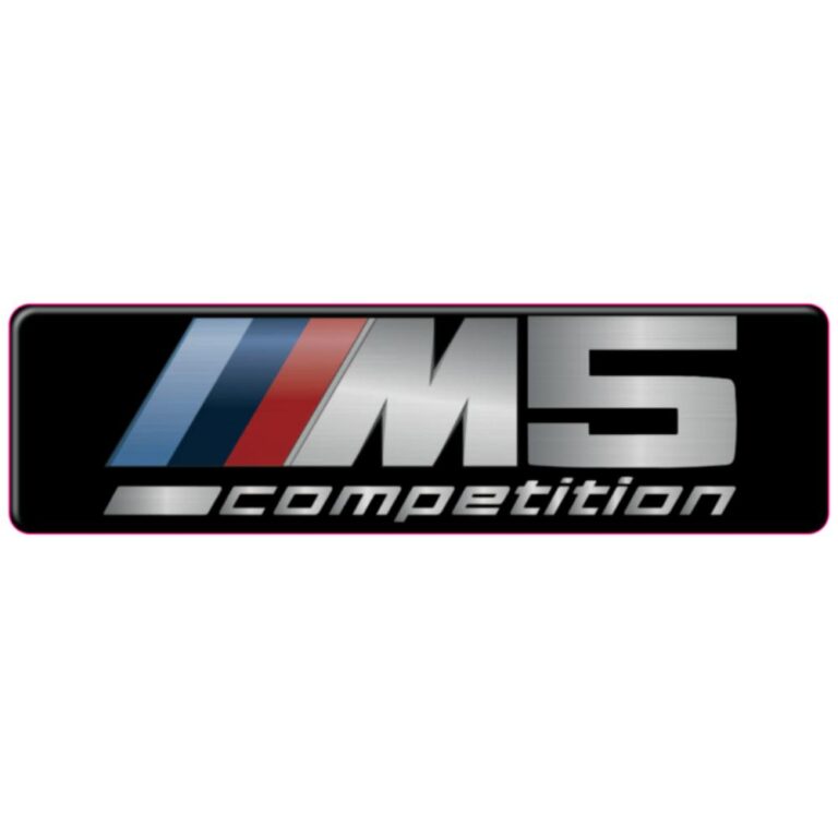 BMW M5 Competition WeatherTech Floor Mat Badge