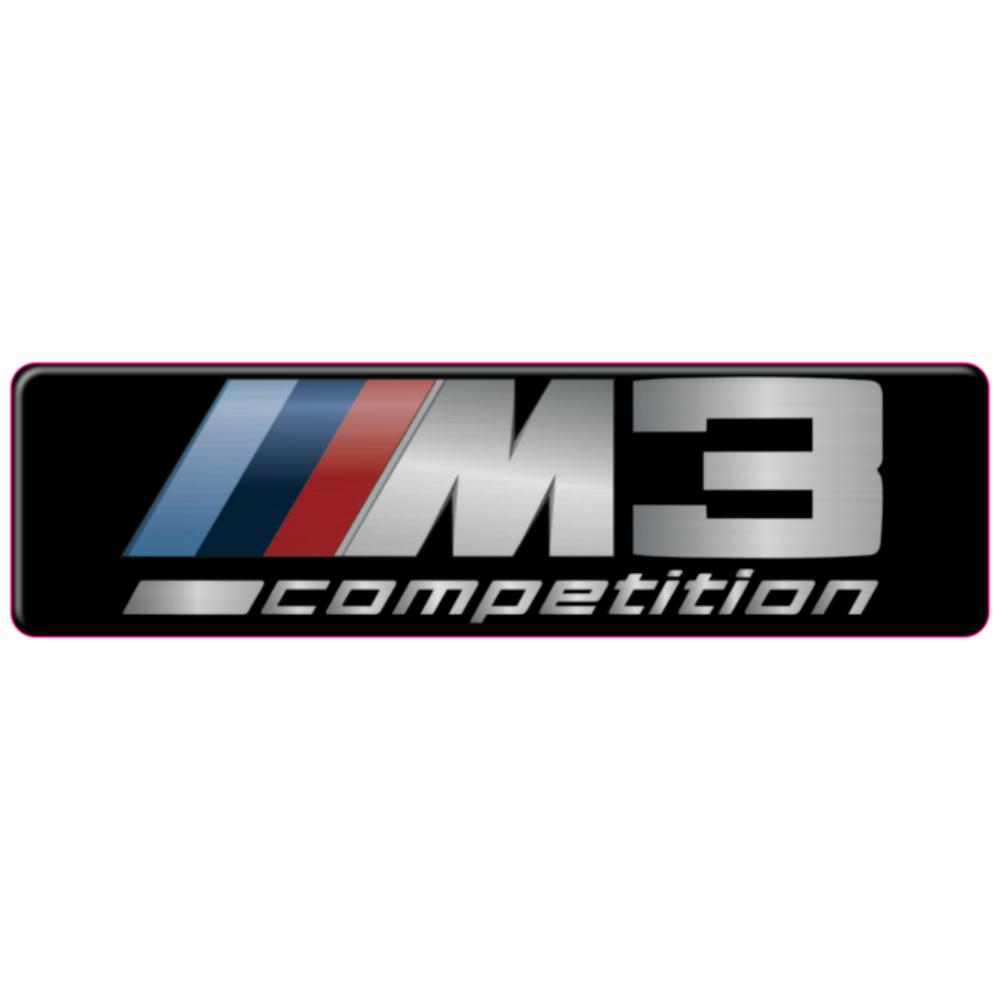 BMW M3 Competition WeatherTech Floor Mat Badge