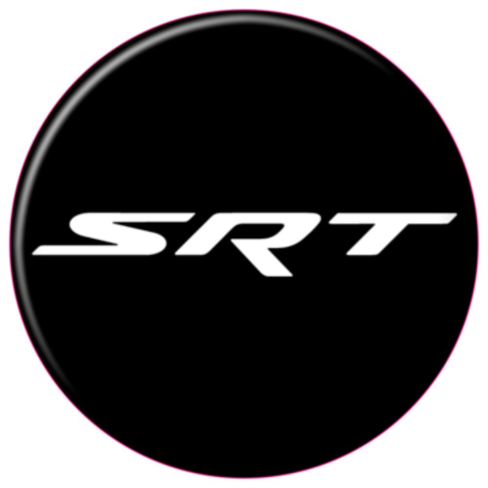 Challenger SRT White Fuel Door Badge