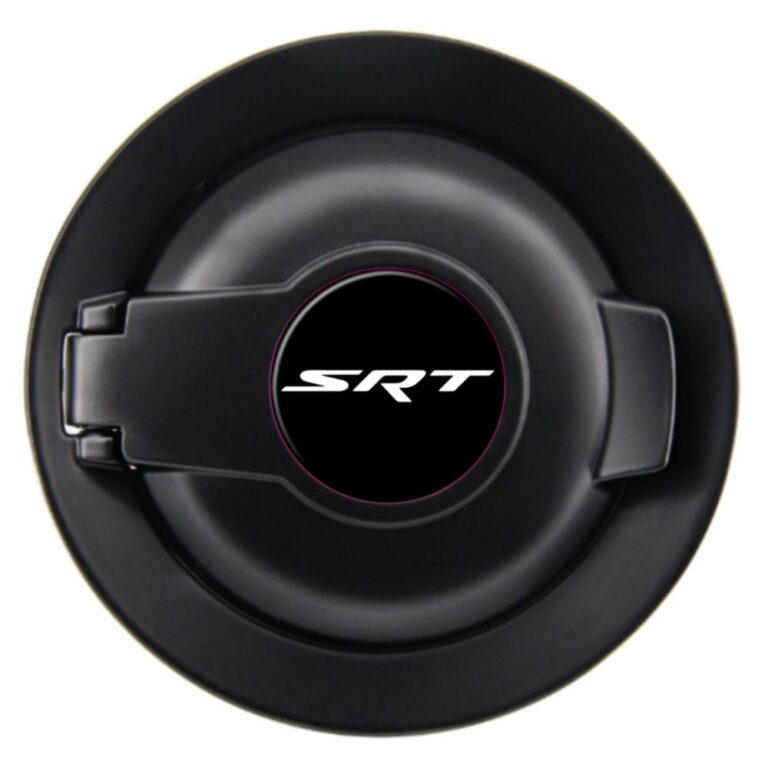 Challenger SRT White Fuel Door Badge