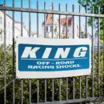 King Off Road Racing Shocks Garage Banner