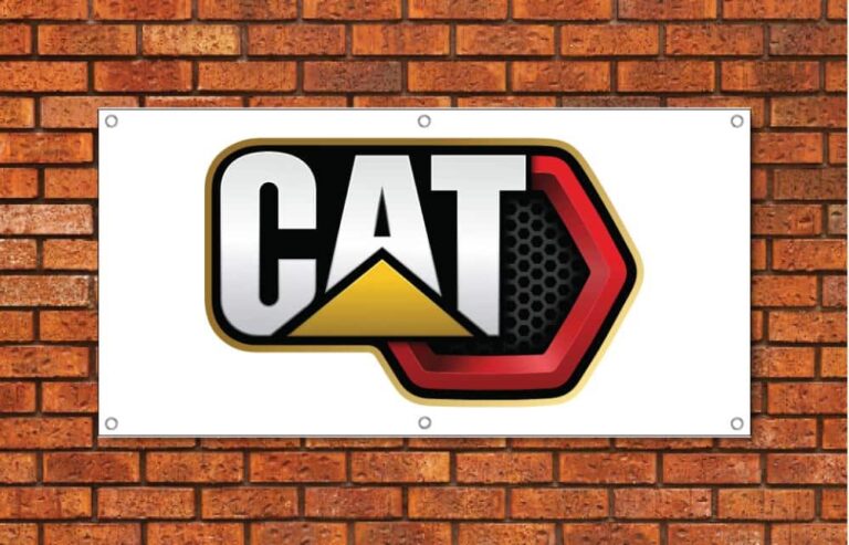 Caterpillar Garage Banner