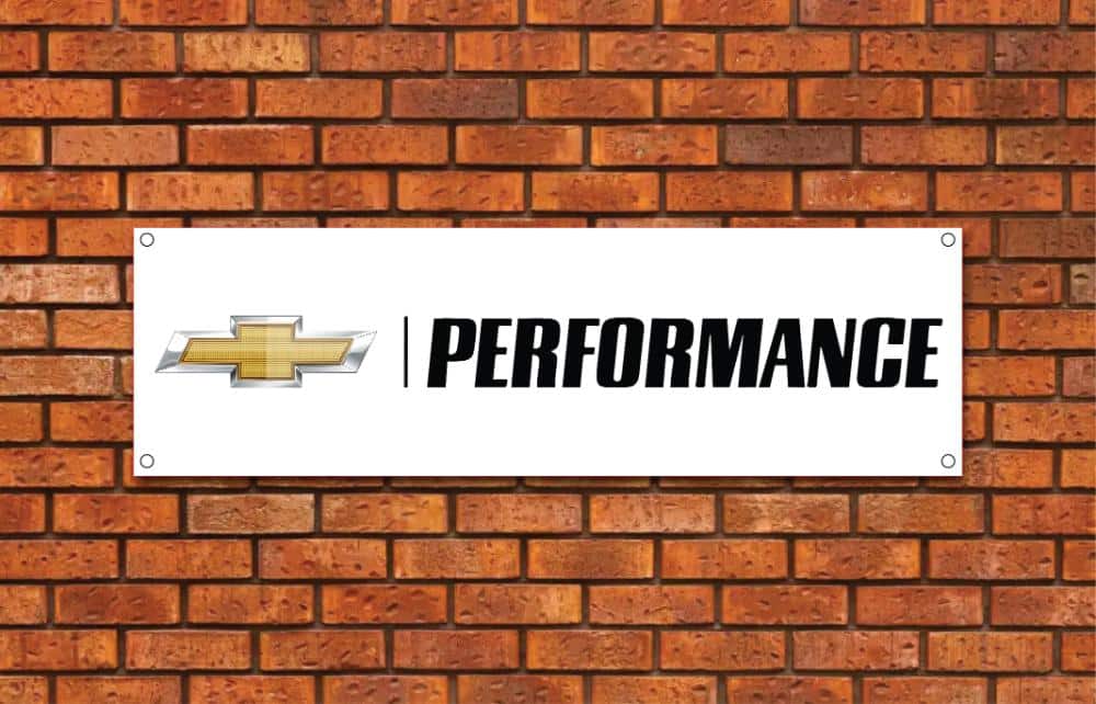 Chevy Performance Garage Banner Style 2