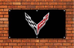 Corvette C8 70th Anniversary Garage Banner