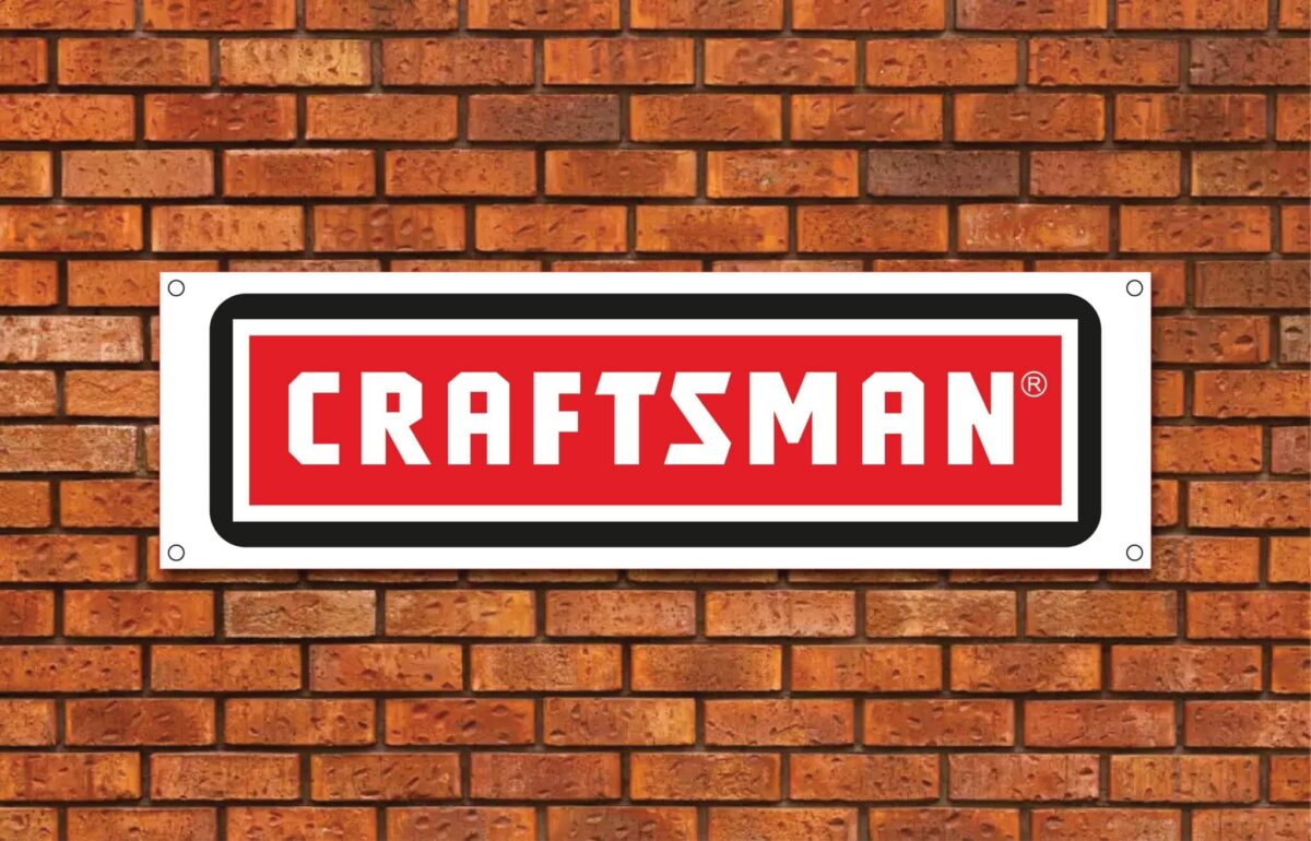 Craftsman Tools Garage Banner