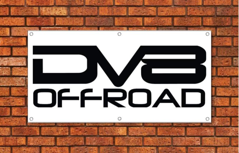 DV8 Off Road Garage Banner