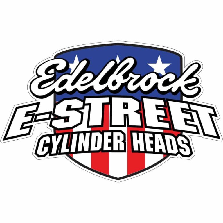 Edelbrock E-Street Cylinder Heads Decal