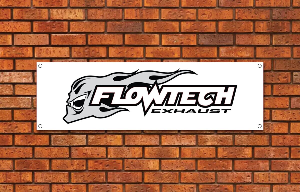 Flowtech Exhaust Garage Banner