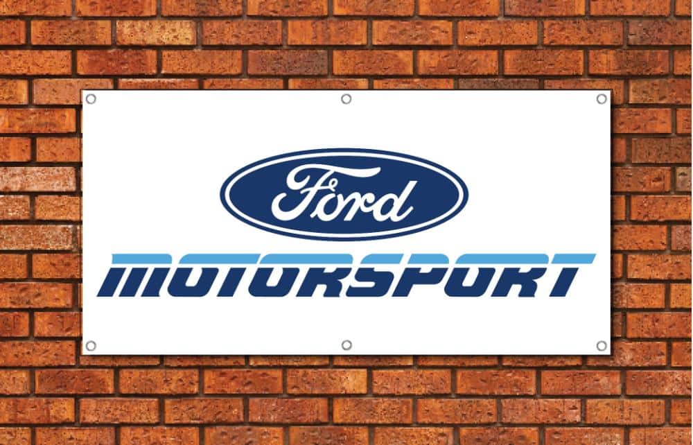 Ford Motorsport Garage Banner
