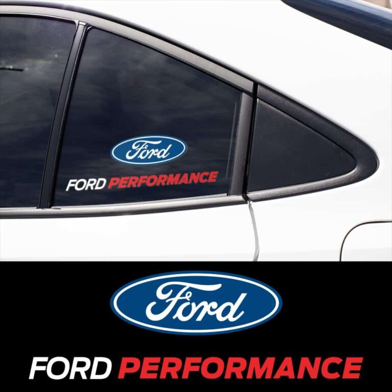 Ford Performance Decal Style 2
