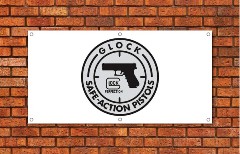 Glock Safe Action Pistols Garage Banner