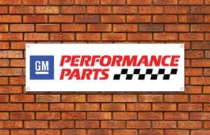 GM Performance Parts Garage Banner