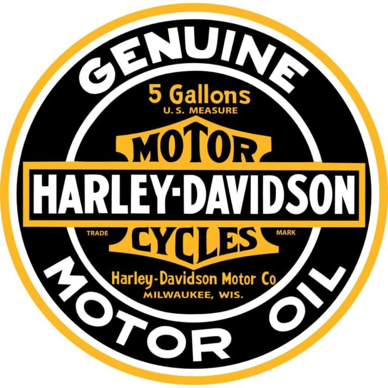 Harley Davidson Genuine Motor Oil Decal