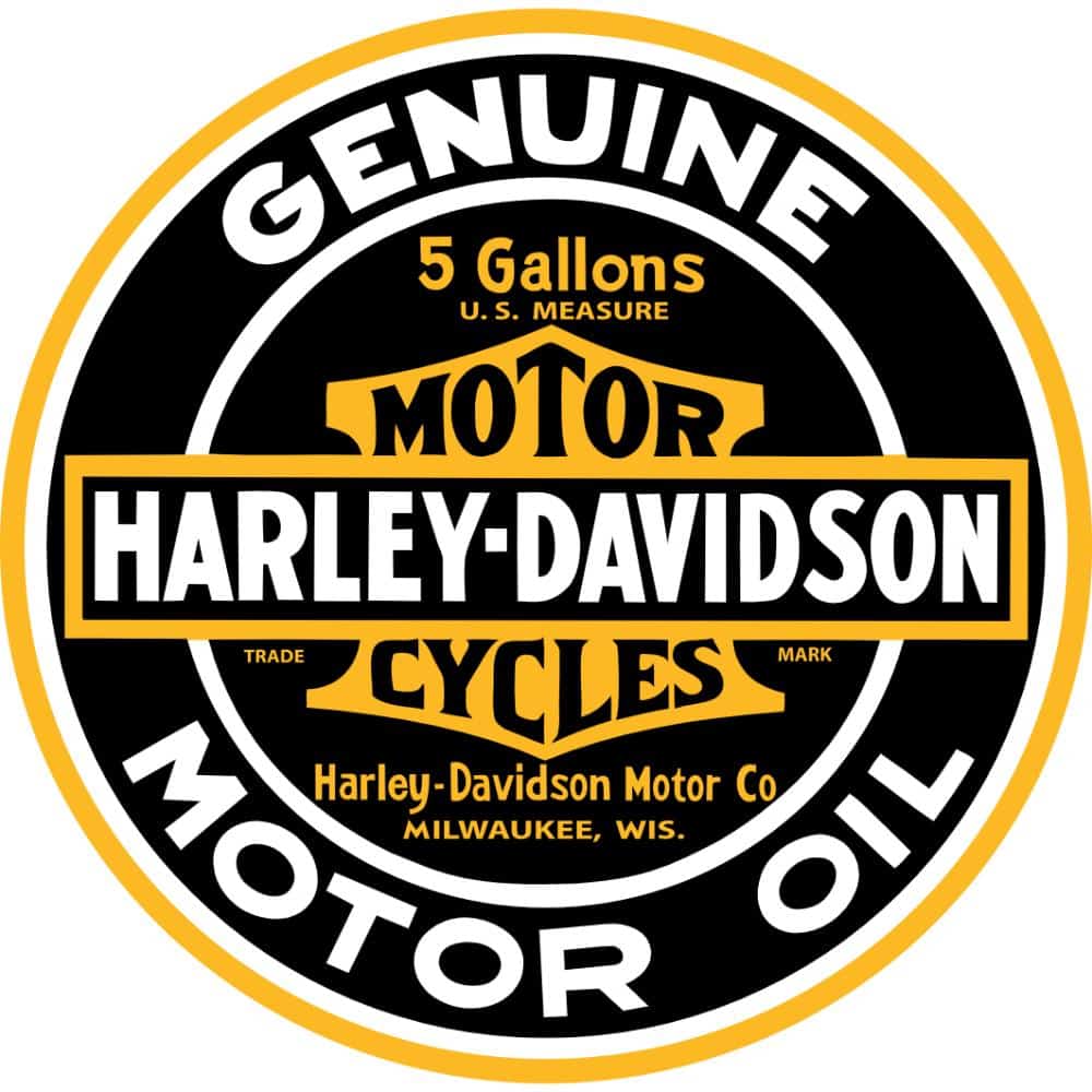 Harley Davidson Genuine Motor Oil Decal