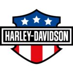 Harley Davidson American Flag Decal