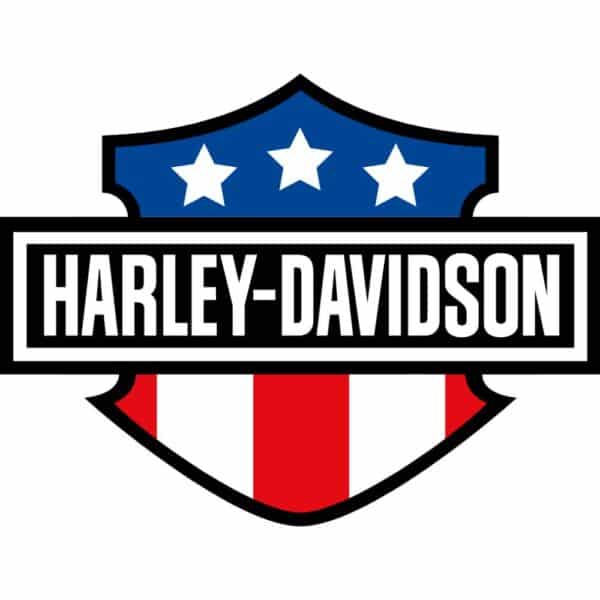 Harley Davidson American Flag Decal