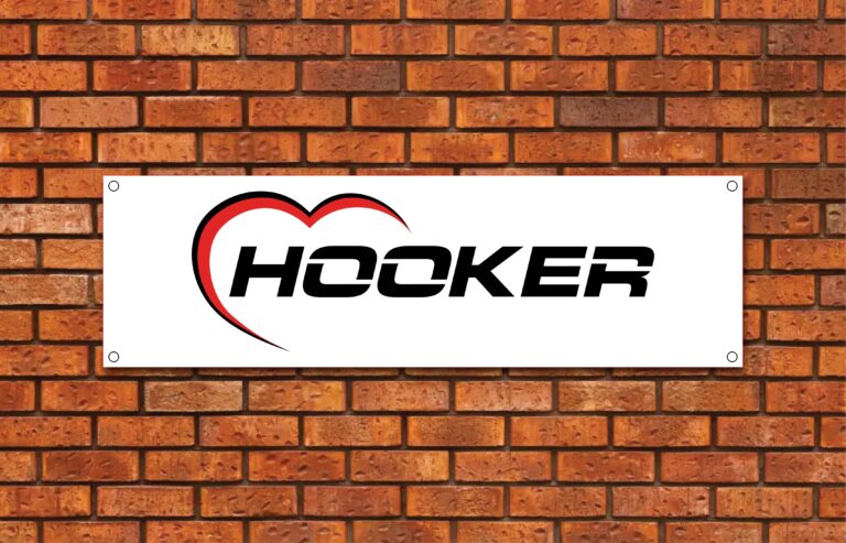 Hooker Headers Garage Banner
