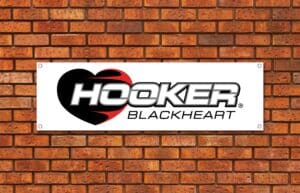 Hooker Blackheart Garage Banner