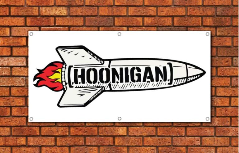 Hoonigan Rocket Garage Banner