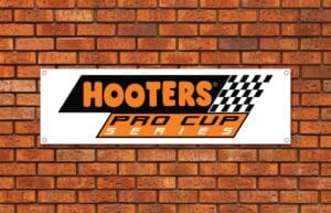 Hooters Pro Cup Series Garage Banner