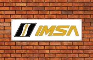 IMSA 50th Anniversary Garage Banner