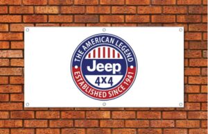 Jeep American Legend Garage Banner