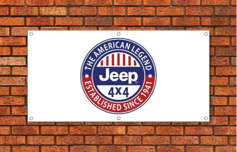 Jeep American Legend Garage Banner