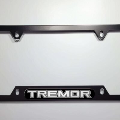 Ford Tremor Silver License Plate Frame
