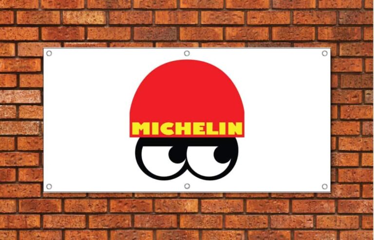 Michelin 1980 Vintage Garage Banner