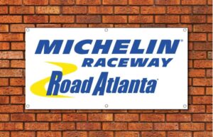 Michelin Raceway Road Atlanta Garage Banner