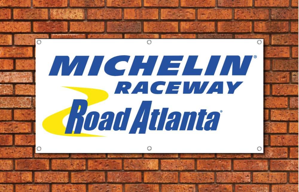 Michelin Raceway Road Atlanta Garage Banner