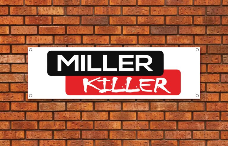 Miller Killer Lincoln Welder Garage Banner