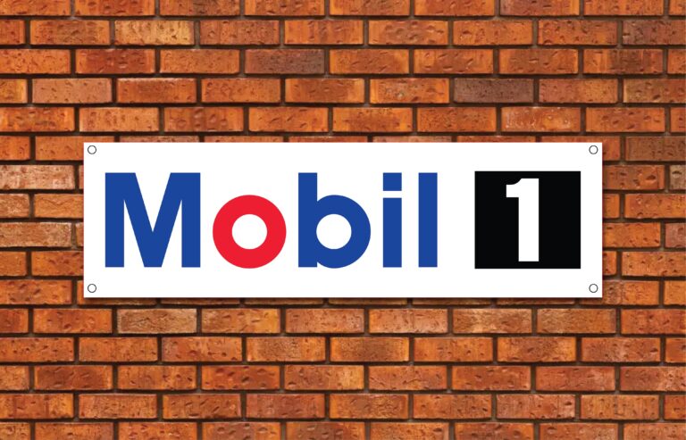 Mobil 1 Garage Banner Style 2