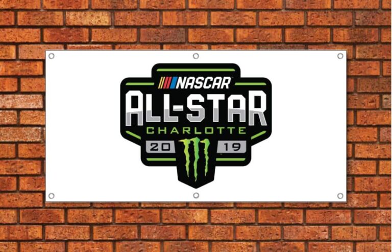 Nascar All-Star Charlotte Monster Energy 2019 Garage Banner