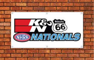 K&N Route 66 NHRA Nationals Garage Banner
