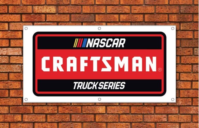 Nascar Craftsman Truck Series Garage Banner