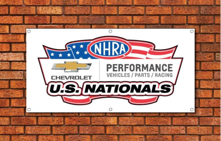 NHRA Chevy Performance US Nationals Garage Banner