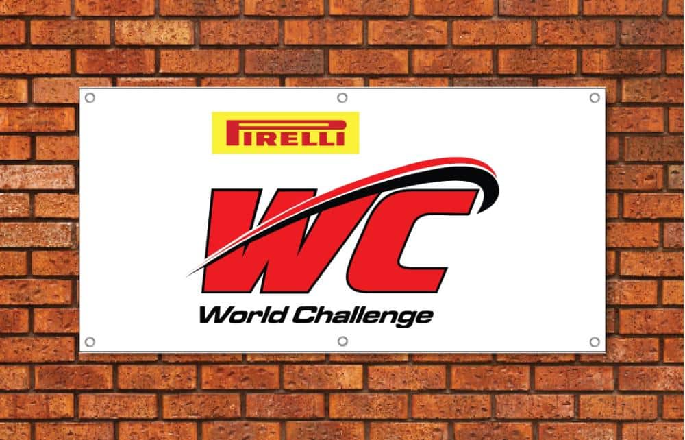 Pirelli World Challenge Garage Banner