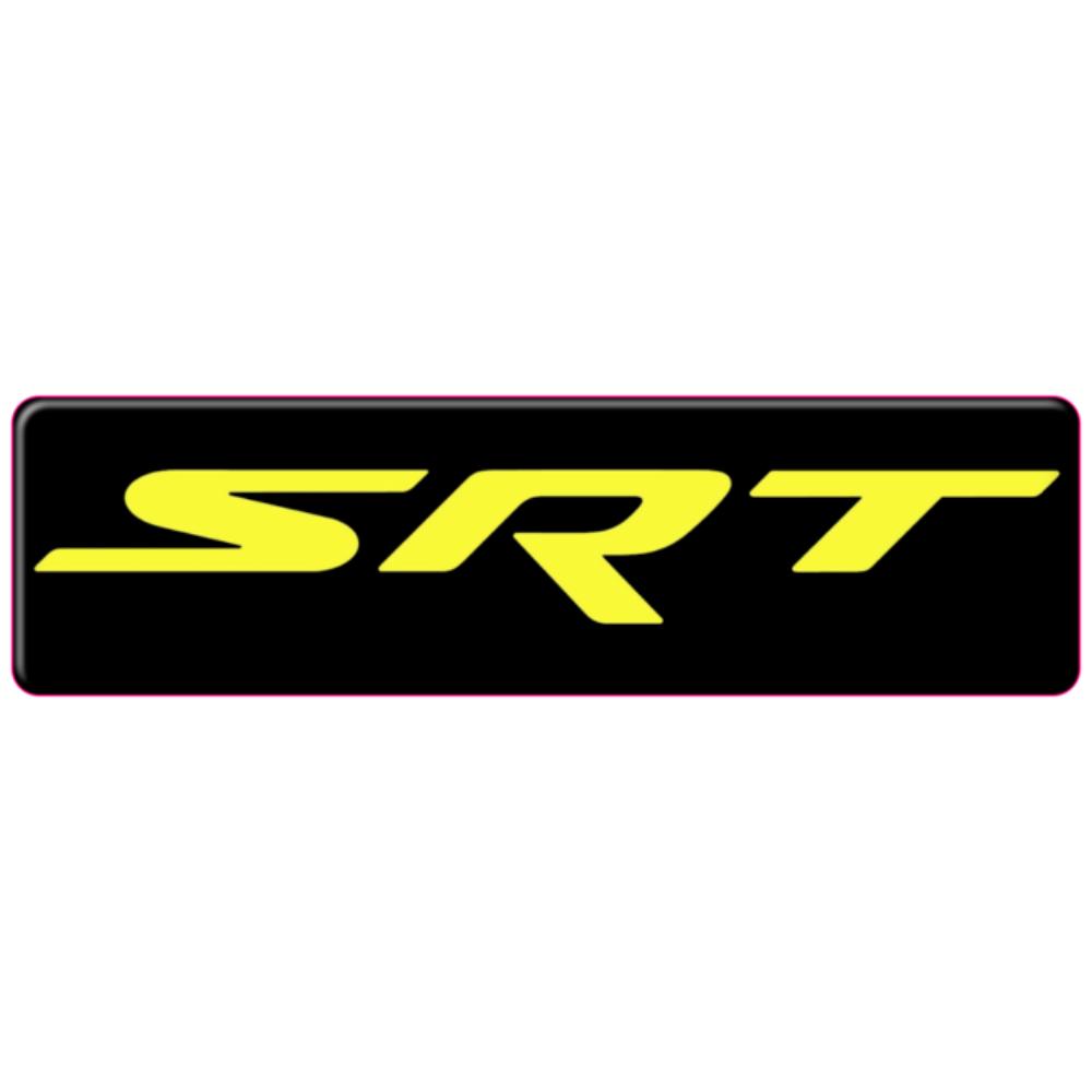 SRT Yellow WeatherTech Floor Mat Badge