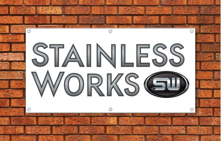 Stainless Works Garage Banner