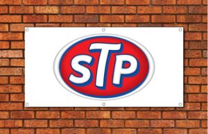 STP Oil Garage Banner