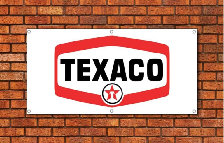 Texaco Garage Banner