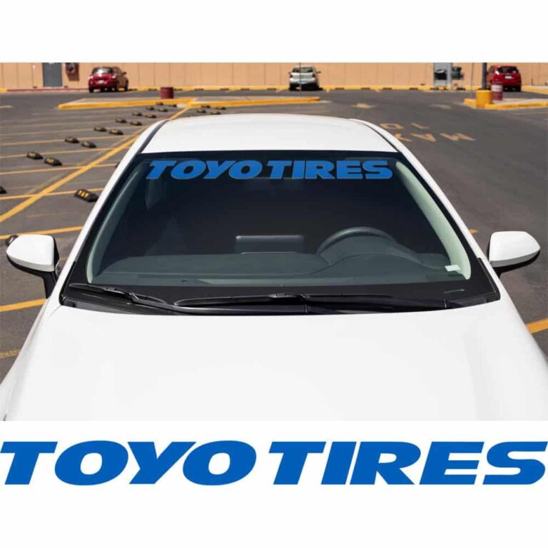 Toyo Tires Windshield Banner Style 2