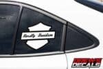 Hardly Davidson Decal Style 1