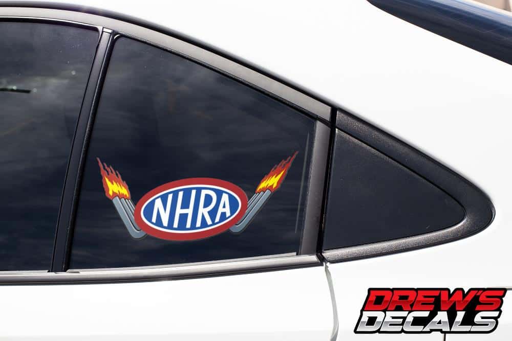 NHRA Flames Decal